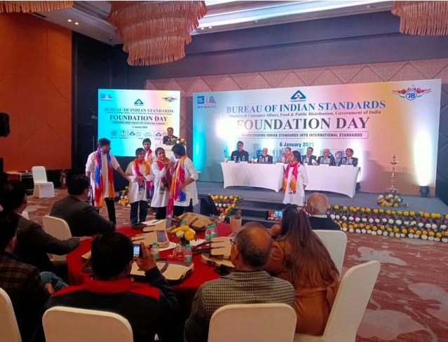 Lokrang team receiving recognition